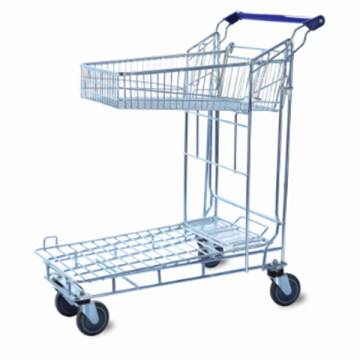 Warehouse Verzinkter 2-lagiger Trolleywagen